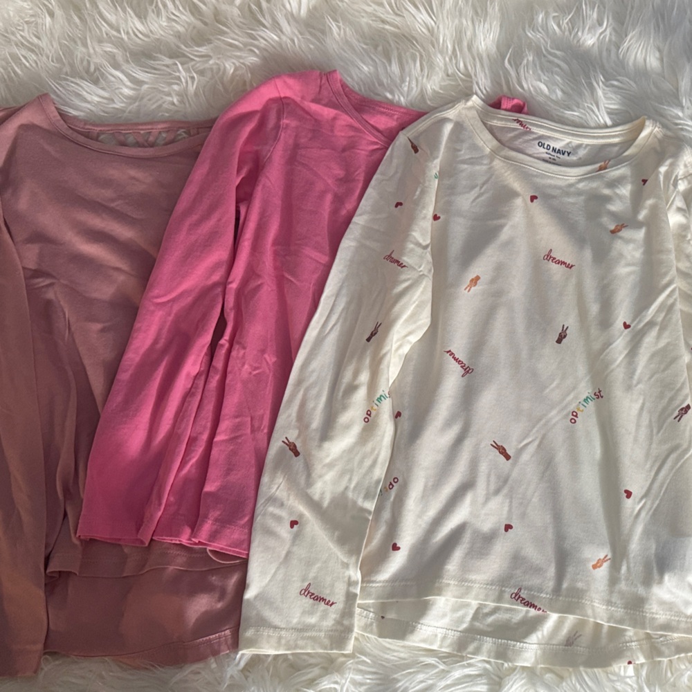 Old Navy Pink and Cream Pajama Set
